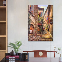 Load image into Gallery viewer, Scenic Cottage Street 50*70CM(Canvas) Full Round Drill Diamond Painting