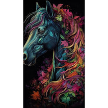 Load image into Gallery viewer, Colorful Horses 40*70CM(Canvas) Full Round Drill Diamond Painting