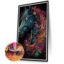 Load image into Gallery viewer, Colorful Horses 40*70CM(Canvas) Full Round Drill Diamond Painting