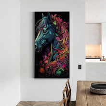 Load image into Gallery viewer, Colorful Horses 40*70CM(Canvas) Full Round Drill Diamond Painting