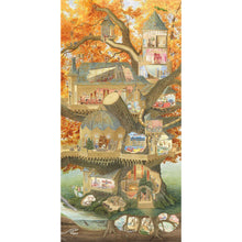 Load image into Gallery viewer, Huancan - Retro Tree House - 50*105CM 11CT 3 Stamped Cross Stitch