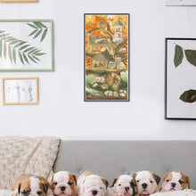 Load image into Gallery viewer, Huancan - Retro Tree House - 50*105CM 11CT 3 Stamped Cross Stitch