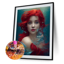 Load image into Gallery viewer, Red-Haired Woman 30*40CM(Canvas) Full Round Drill Diamond Painting