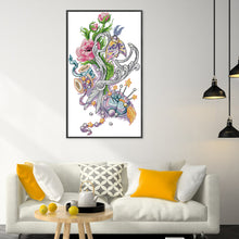 Load image into Gallery viewer, Joy Sunday - Silver Scissors - 19*32CM 14CT 2 Stamped Cross Stitch