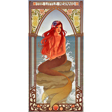 Load image into Gallery viewer, Mermaid 30*70CM(Canvas) Full Round Drill Diamond Painting