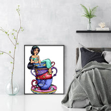 Load image into Gallery viewer, Huancan - Teacup Princess - 40*50CM 11CT 3 Stamped Cross Stitch