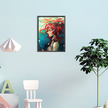 Load image into Gallery viewer, Red-Haired Girl In Water 30*40CM(Canvas) Full Round Drill Diamond Painting