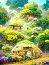 Load image into Gallery viewer, Warm Forest 50*80CM(Canvas) Full Round Drill Diamond Painting