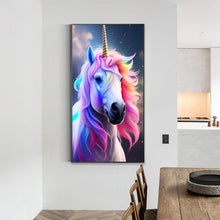 Load image into Gallery viewer, Elegant Unicorn 40*70CM(Canvas) Full Round Drill Diamond Painting