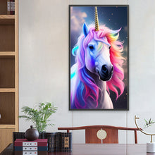 Load image into Gallery viewer, Elegant Unicorn 40*70CM(Canvas) Full Round Drill Diamond Painting