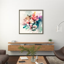 Load image into Gallery viewer, DIY - Little White Flower - 50*50CM 11CT 3 Stamped Cross Stitch