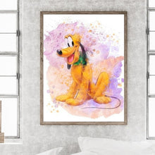 Load image into Gallery viewer, Watercolor And Ink Painting Of Pluto 30*40CM(Canvas) Full Round Drill Diamond Painting