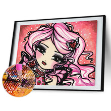 Load image into Gallery viewer, Cartoon Girl 40*30CM(Canvas) Full Round Drill Diamond Painting