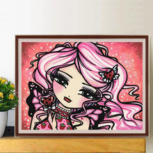 Load image into Gallery viewer, Cartoon Girl 40*30CM(Canvas) Full Round Drill Diamond Painting