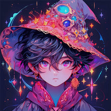 Load image into Gallery viewer, Huancan - Magic Boy - 50*50CM 14CT 2 Stamped Cross Stitch