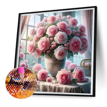 Load image into Gallery viewer, Window Vase 30*30CM(Canvas) Full Round Drill Diamond Painting