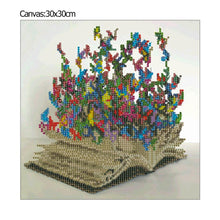 Load image into Gallery viewer, Book 30*30 CM(Canvas) Full Round Drill Diamond Painting