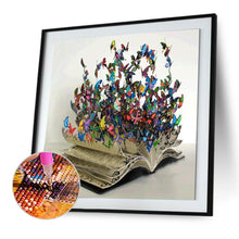Load image into Gallery viewer, Book 30*30 CM(Canvas) Full Round Drill Diamond Painting