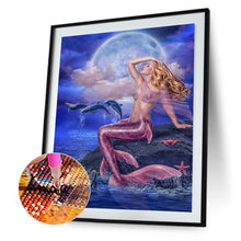 Load image into Gallery viewer, Mermaid 30*40 CM(Canvas) Full Round Drill Diamond Painting
