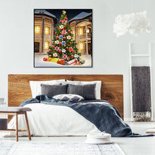 Load image into Gallery viewer, Christmas Tree 30*30CM(Canvas) Full Round Drill Diamond Painting