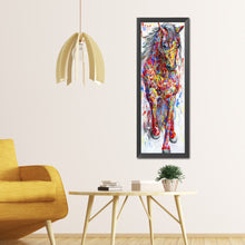 Load image into Gallery viewer, Colorful Horse 30*90CM(Canvas) Full Round Drill Diamond Painting