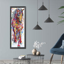 Load image into Gallery viewer, Colorful Horse 30*90CM(Canvas) Full Round Drill Diamond Painting