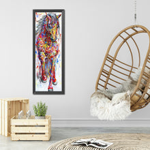 Load image into Gallery viewer, Colorful Horse 30*90CM(Canvas) Full Round Drill Diamond Painting