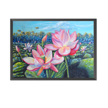Load image into Gallery viewer, DIY - Lotus - 40*50CM 11CT 3 Stamped Cross Stitch