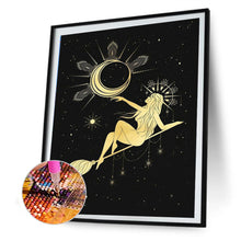 Load image into Gallery viewer, Moon Girl 30*40CM(Canvas) Full Round Drill Diamond Painting