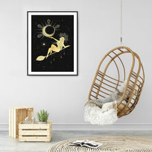 Load image into Gallery viewer, Moon Girl 30*40CM(Canvas) Full Round Drill Diamond Painting