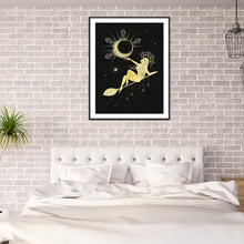 Load image into Gallery viewer, Moon Girl 30*40CM(Canvas) Full Round Drill Diamond Painting