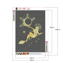 Load image into Gallery viewer, Moon Girl 30*40CM(Canvas) Full Round Drill Diamond Painting