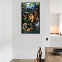 Load image into Gallery viewer, Zoo 40*70CM(Canvas) Full Round Drill Diamond Painting