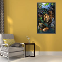 Load image into Gallery viewer, Zoo 40*70CM(Canvas) Full Round Drill Diamond Painting