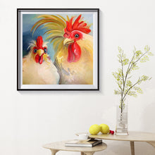 Load image into Gallery viewer, Rooster 30*30CM(Canvas) Full Round Drill Diamond Painting