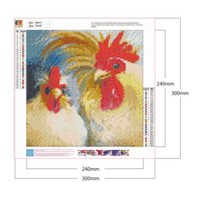 Load image into Gallery viewer, Rooster 30*30CM(Canvas) Full Round Drill Diamond Painting