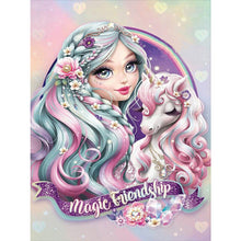 Load image into Gallery viewer, Unicorn Princess 40*50CM(Canvas) Full Round Drill Diamond Painting