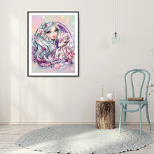 Load image into Gallery viewer, Unicorn Princess 40*50CM(Canvas) Full Round Drill Diamond Painting