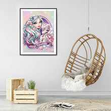 Load image into Gallery viewer, Unicorn Princess 40*50CM(Canvas) Full Round Drill Diamond Painting