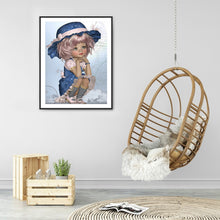 Load image into Gallery viewer, Girl In Top Hat 50*60CM(Canvas) Full Square Drill Diamond Painting