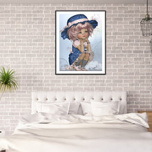 Load image into Gallery viewer, Girl In Top Hat 50*60CM(Canvas) Full Square Drill Diamond Painting
