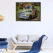 Load image into Gallery viewer, Old Jeep 60*50CM(Canvas) Full Round Drill Diamond Painting