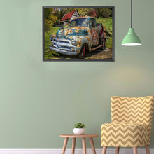 Load image into Gallery viewer, Old Jeep 60*50CM(Canvas) Full Round Drill Diamond Painting