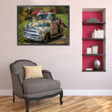 Load image into Gallery viewer, Old Jeep 60*50CM(Canvas) Full Round Drill Diamond Painting