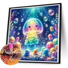Load image into Gallery viewer, Rainbow Bubble Jellyfish 30*30CM(Canvas) Full Round Drill Diamond Painting