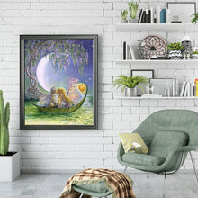 Load image into Gallery viewer, DIY - Elf Under The Tree - 50*60CM 11CT 3 Stamped Cross Stitch