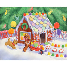 Load image into Gallery viewer, Christmas Candy House 40*30CM(Canvas) Full Round Drill Diamond Painting
