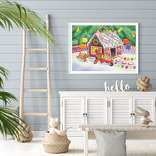 Load image into Gallery viewer, Christmas Candy House 40*30CM(Canvas) Full Round Drill Diamond Painting