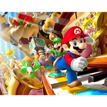 Load image into Gallery viewer, Super Mario 50*40CM(Canvas) Full Round Drill Diamond Painting