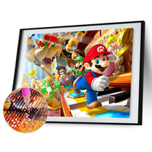 Load image into Gallery viewer, Super Mario 50*40CM(Canvas) Full Round Drill Diamond Painting